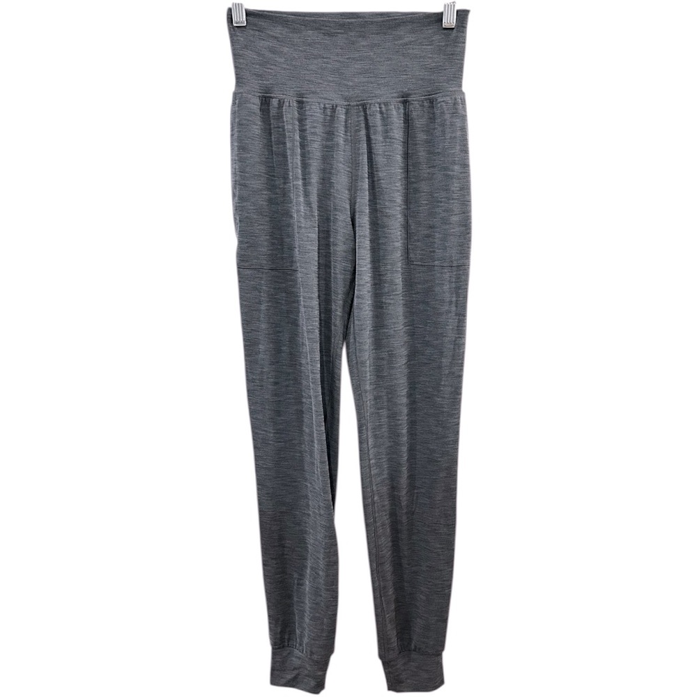 Athleta Salutation Jogger Gray XS Tall High Rise Yoga Pants Athleisure, Lounge